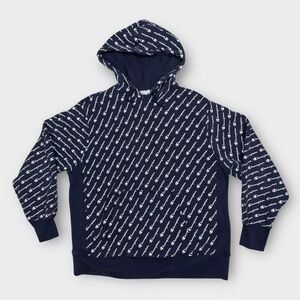 Champion Reverse Weave Hoodie Sweater Men's Size XL  All Over Print Sweatshirt